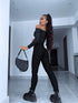 STRETCHY pants HM1020 - black PRE-ORDER
